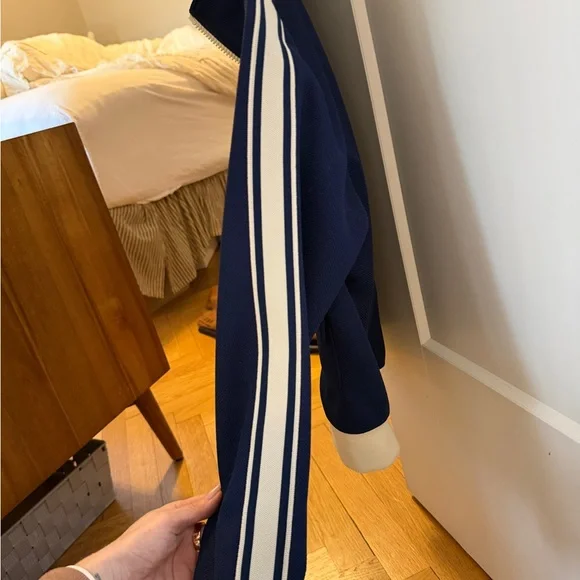 Celine Navy and Cream Bomber Jacket - Picture 2 of 7